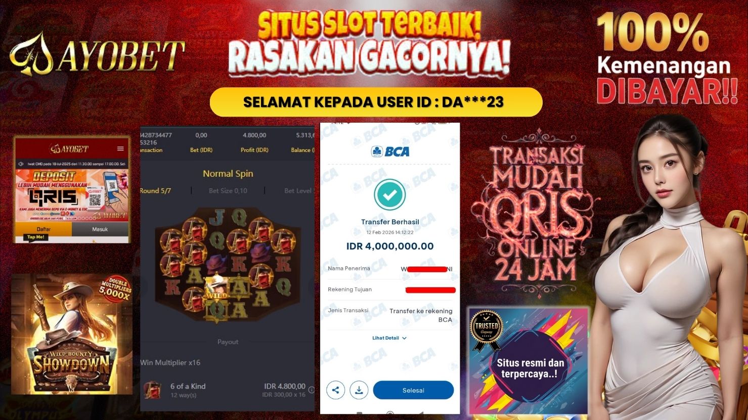 AYOBET JACKPOT SLOT WILD BOUNTY SHOWDOWN